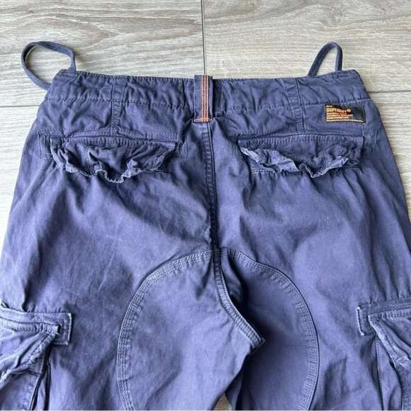 Superdry CRG Navy Cargo Shorts - Picture 14 of 15
